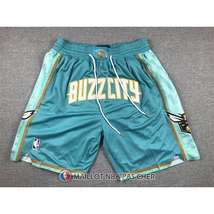 Short Charlotte Hornets Ville Just Don 2023-24 Vert